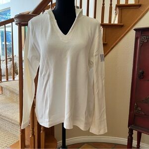 Vintage Millennium 2000 White Hoodie Arm Bar Code Size M